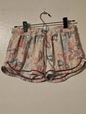 prAna Mariya Active Shorts - Abstract Tropical Floral Print - Women's Size Small